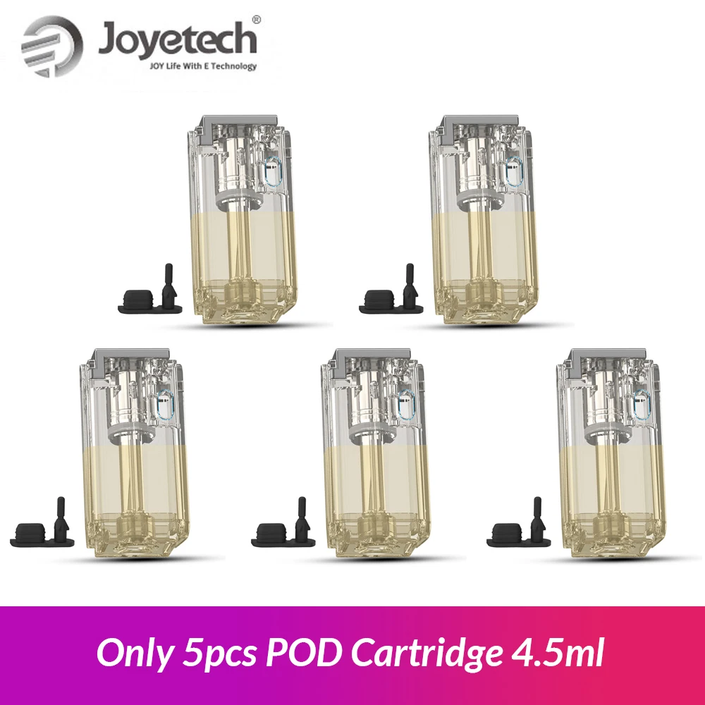 5pcs POD 4.5ml Joyetech Exceed Grip Pod картридж 3,5 мл/4,5 мл EX-M Ом головка для exceed grip Pod система vape электронная сигарета - Цвет: 5pcs POD 4.5ml