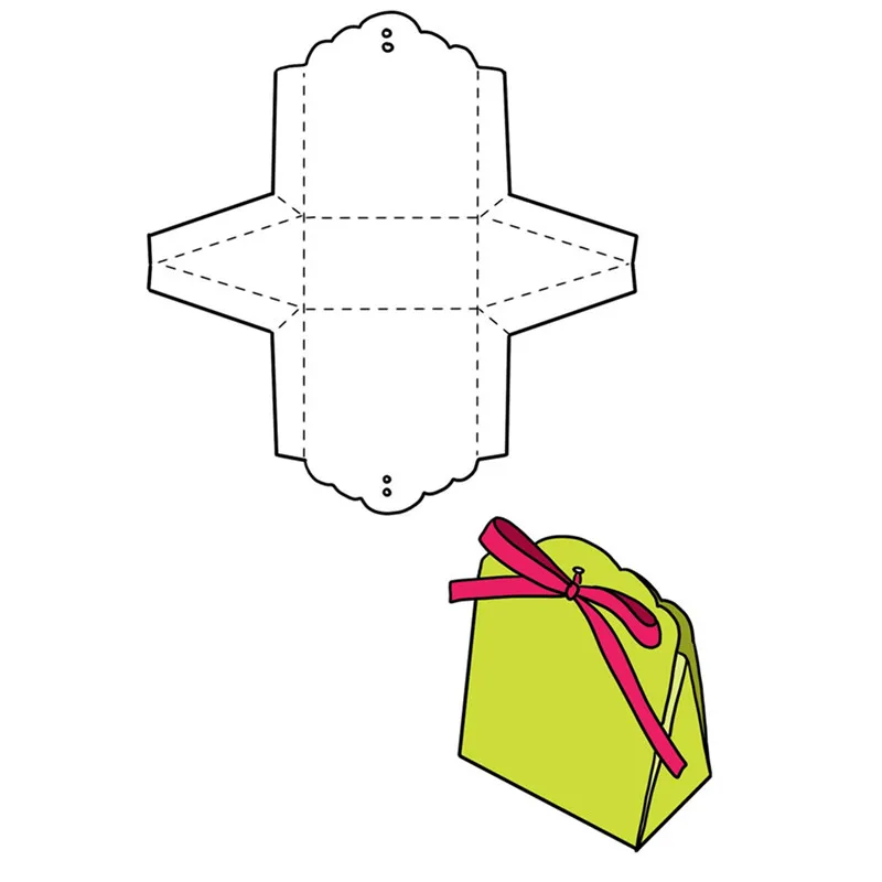 Маленькая коробочка металлические штампы новинка 2019 для скрапбукинга