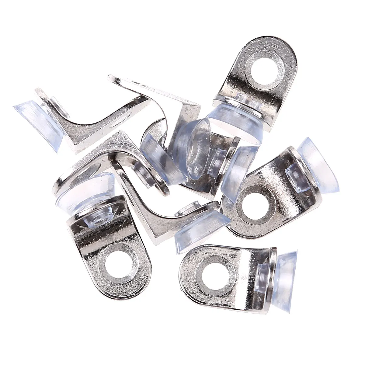 20 шт. металлические крепежные прищепки серебристого цвета с