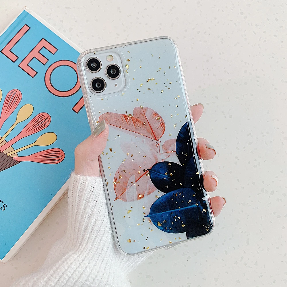 LOVECOM Phone Case For iPhone 11 Pro Max XR XS 6 6S 7 8 Plus X Luxury Geometric Abstract Flowers Epoxy Soft Back Cover | Мобильные