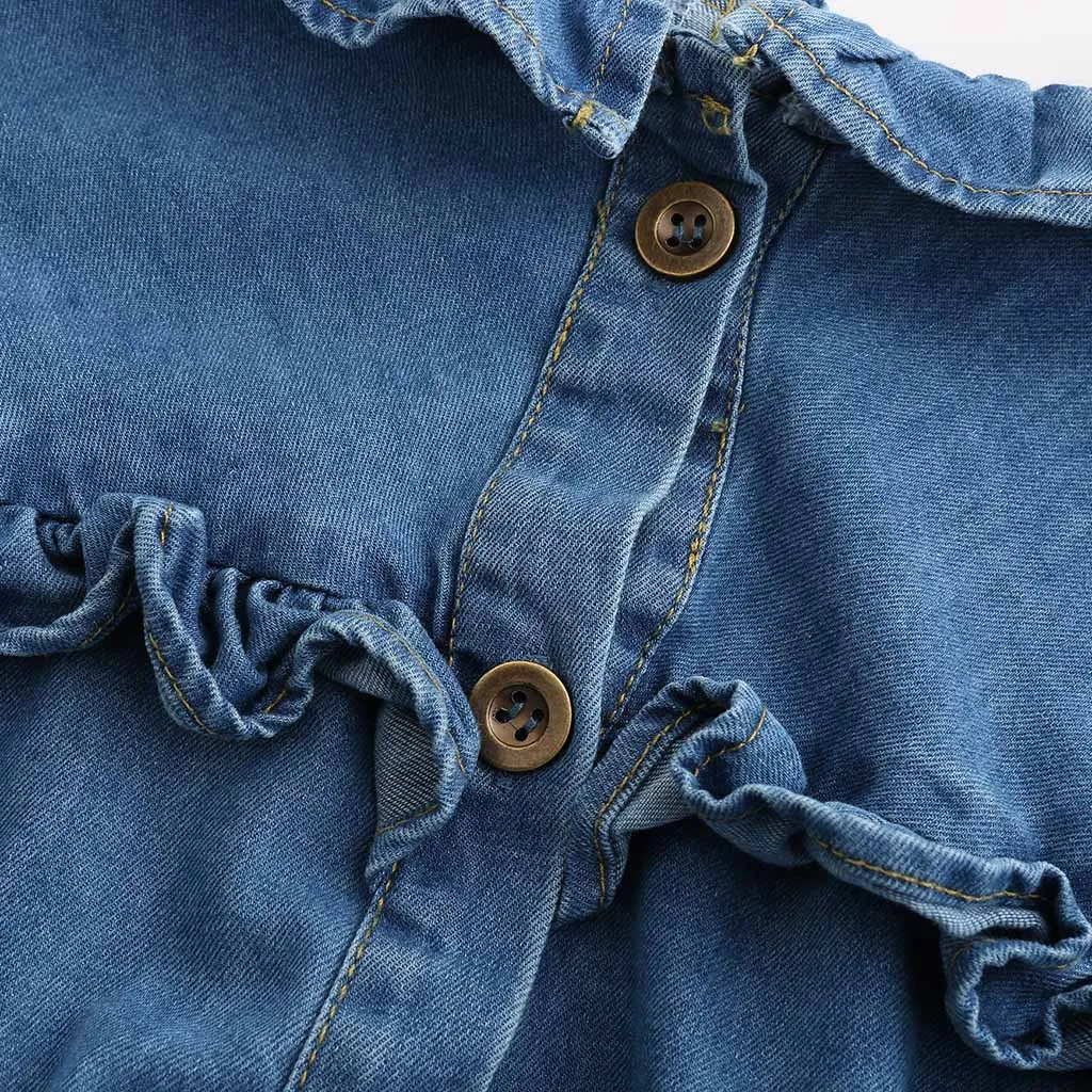 & 35 женские джинсовые штаны размера плюс платья на шнуровке с оборками пуговицах