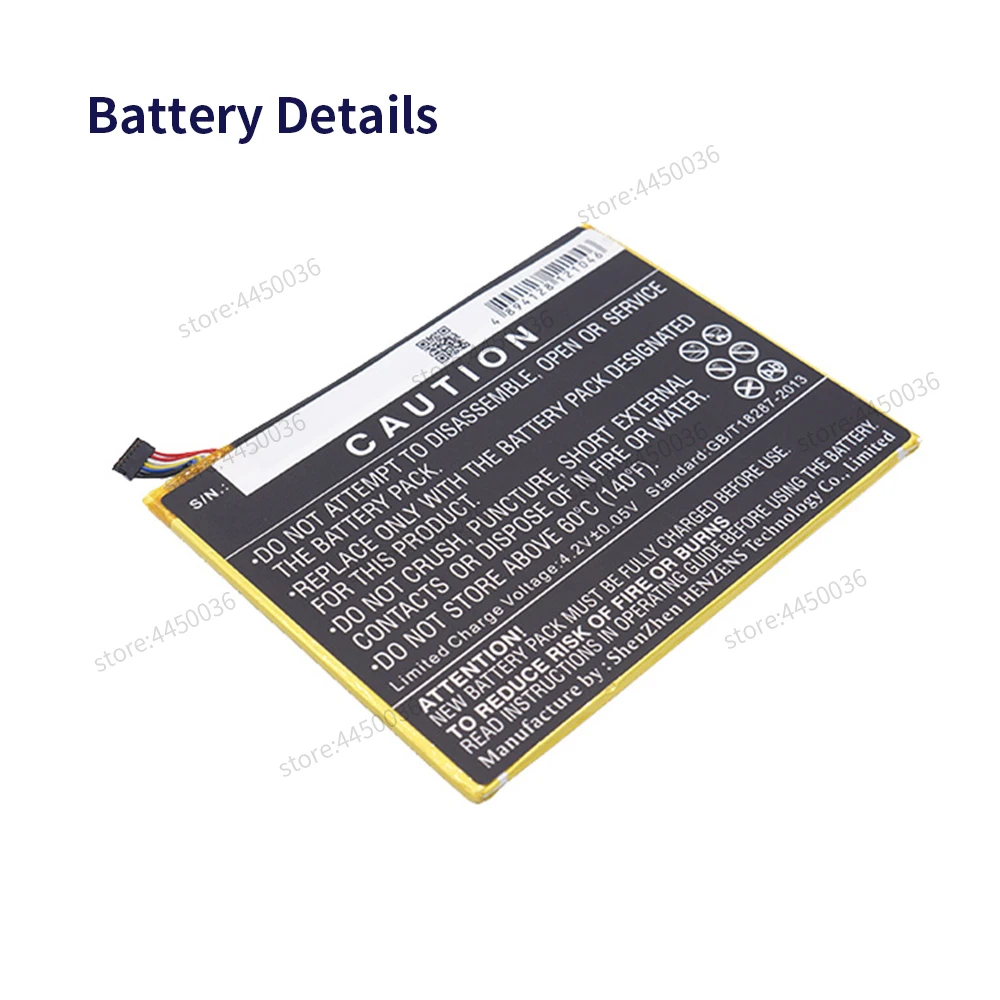 

Battery For Amazon Kindle SG98EG 3210mAh Battery Original Replacement Battery for Kindle Fire HD 8 5th