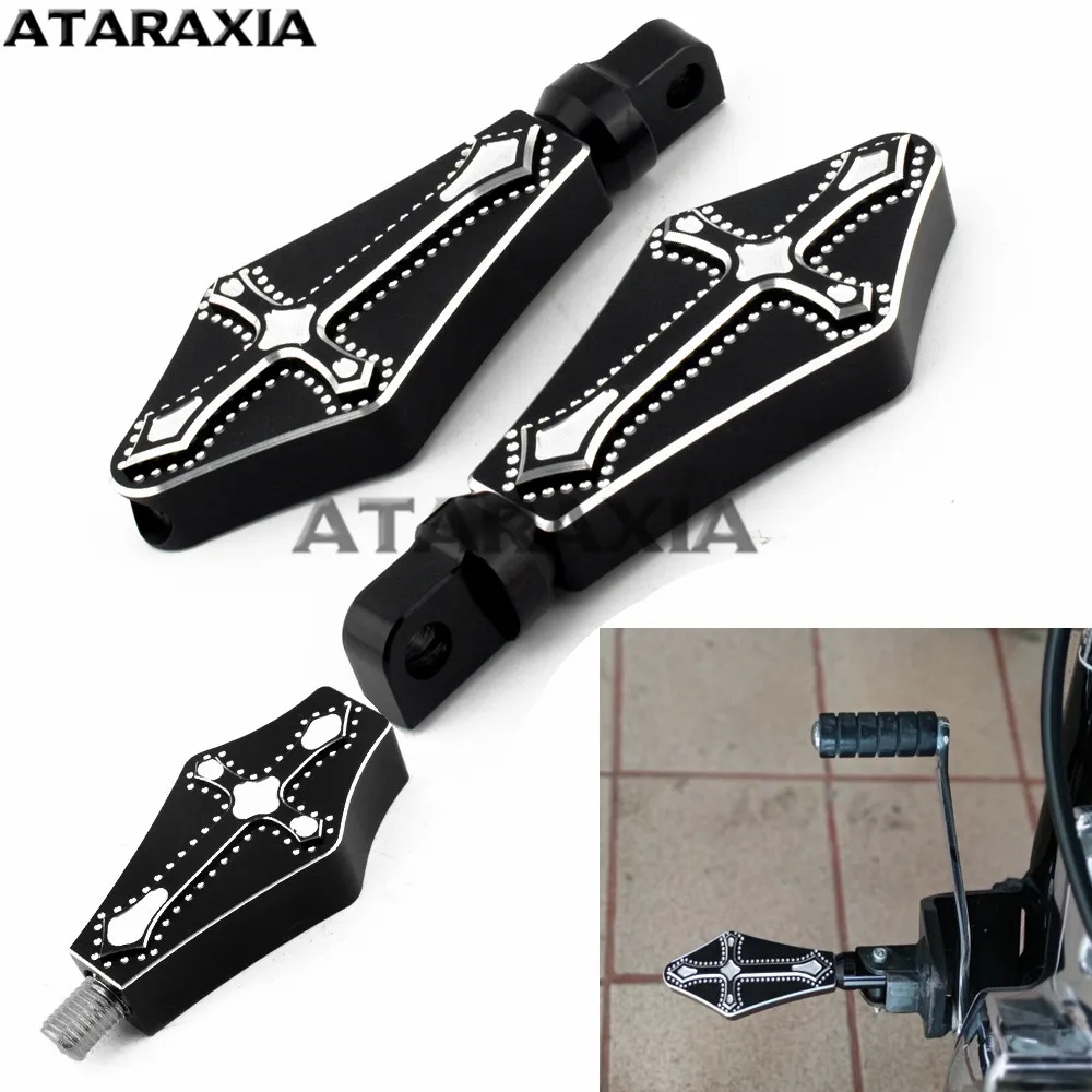 Мотоциклетная черная подставка для ног педаль переключения передач наборы Harley