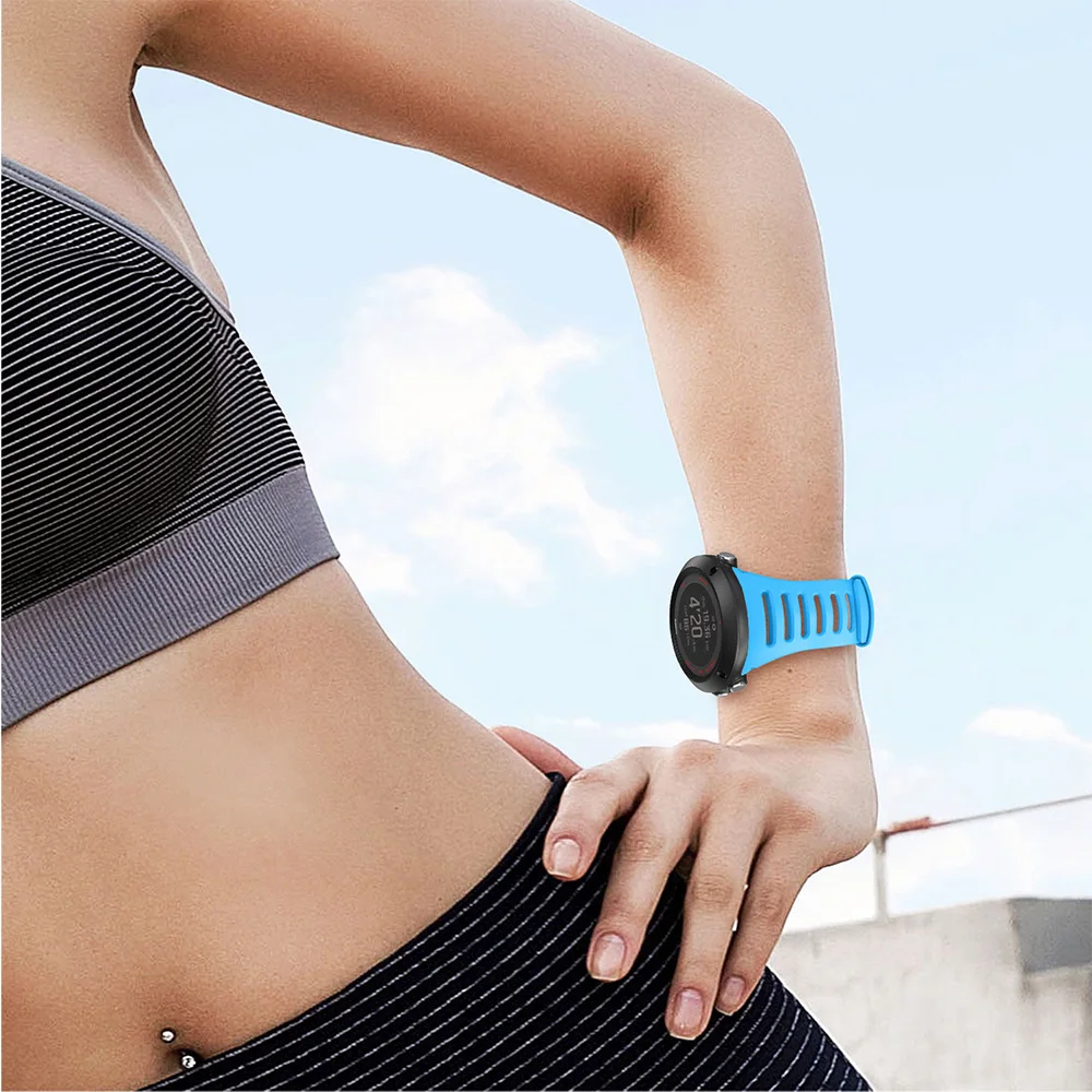 Ремешок силиконовый для SUUNTO Ambit 1 2 3 браслет Suunto AMBIT 1/2/2S/2R 24 мм | Наручные часы