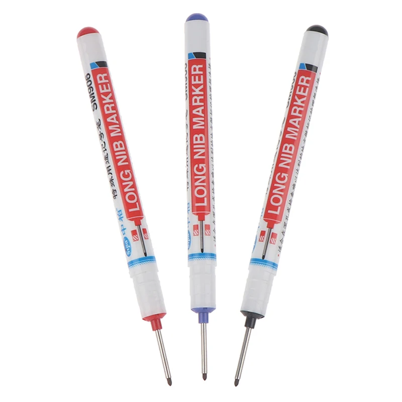 

3 шт./компл. длинные маркеры для заголовка авторучка для ванной комнаты деревообрабатывающие украшения многофункциональные маркеры с глубо...