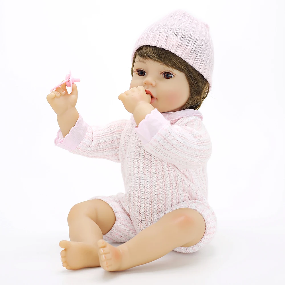Девочка играть игрушки 48 см живой Bebe Reborn Baby Dolls Реалистичная принцесса стиль Дети