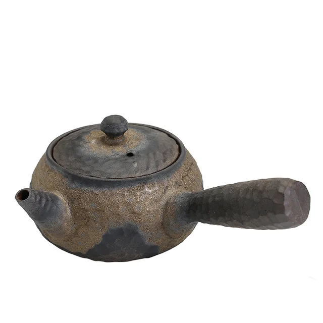 

Japanese ceramic teapot kettle vintage rust glazed kung fu tea pot drinkware 200ml home decor Teaware
