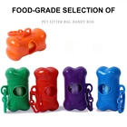 Диспенсер для отходов домашних животных, пластиковый держатель для мусорных пакетов, для собак, аксессуары для улицы
