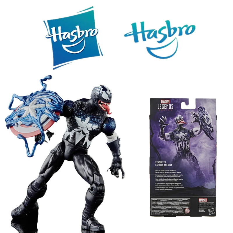 

Hasbro Marvel 6-дюймовый симбиот Веном Капитан Америка аниме модель для взрослых готовая аниме