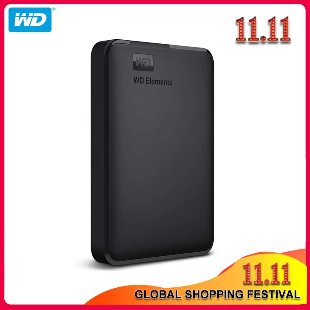 Оригинальный внешний жесткий диск Western Digital WD 2 5 дюйма 1 ТБ 4 USB 3 0 элементы