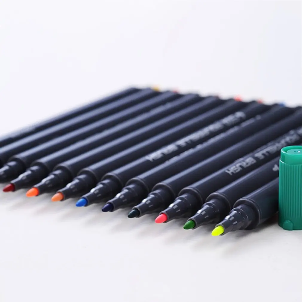 

STA 3110 Marker Dual Tip Brush Marker Pens Plastic Adults Children Painting Water Color Pen Effects Rendering