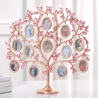 picture frame gold photo frame family tree table top decoration metal creative home decor person friends birthday 12 piccole