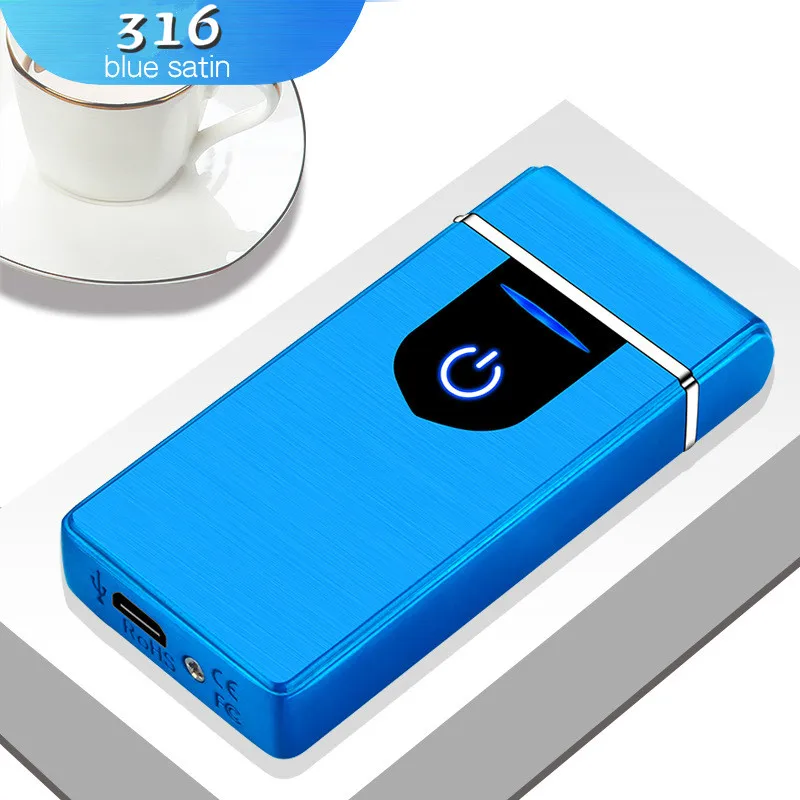 Электронная USB зажигалка электрическая с зарядкой сенсорная Индукционная
