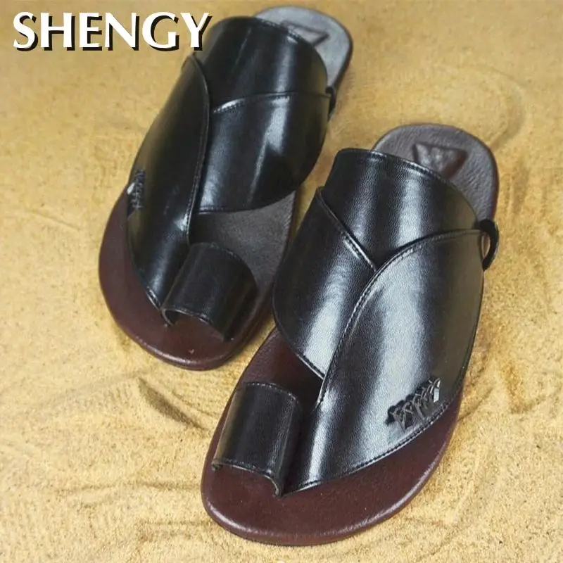 Мужские модные сандалии новые пляжные удобные уличные Женские повседневные