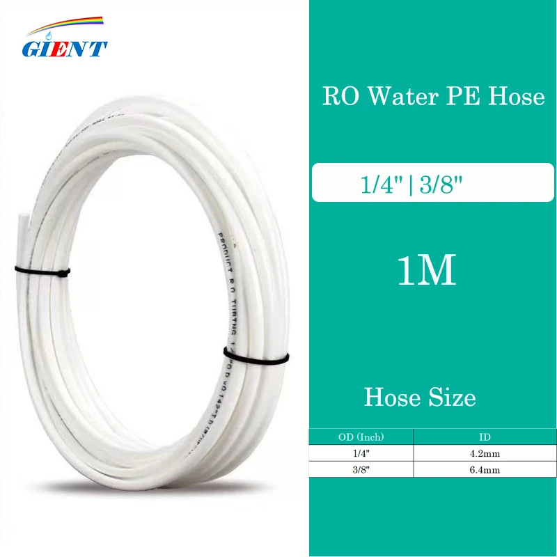 

1/4 3/8 Inch PE Pipe Food Grade Water Purifier Pipe Hi-Quality Soft Tube Aquarium Flexible Hose Reverse Osmosis Water Pipe