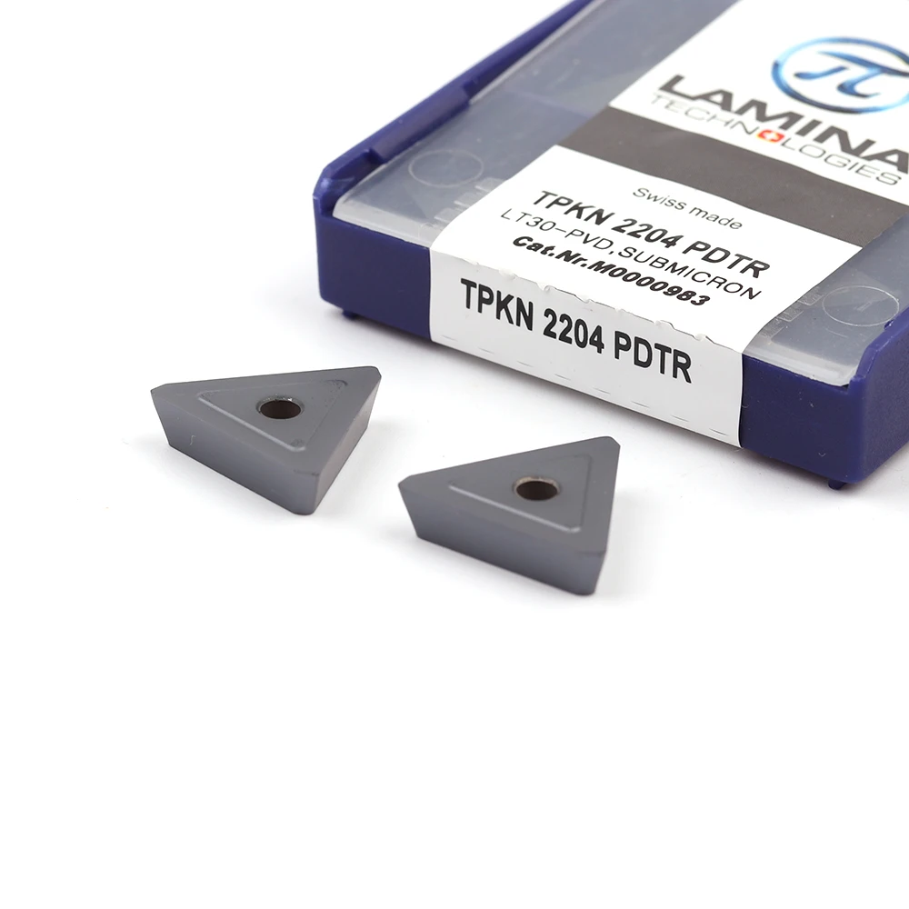 Токарный инструмент LAMINA TPKN2204 LT30 твердосплавная пластина внешний токарный