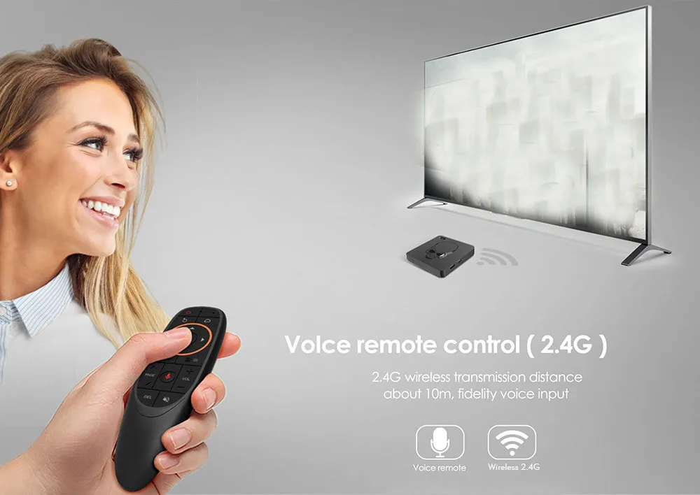 10 шт. Beelink GT-King tv Box Android 9,0 Amlogic S922X 4 Гб DDR4 64 Гб голосовой пульт дистанционного управления 2,4G+ 5,8G WiFi 1000 Мбит/с 4K телеприставка
