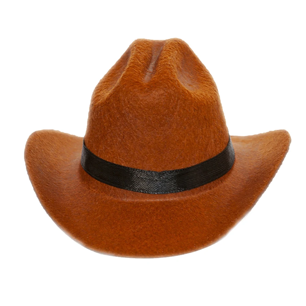 

Pet Supplies Dog Cap Cowboy Western Hat For Halloween Christmas Decor Accessories Fancy Dress Brown Non-woven Fabrics Cat Hats
