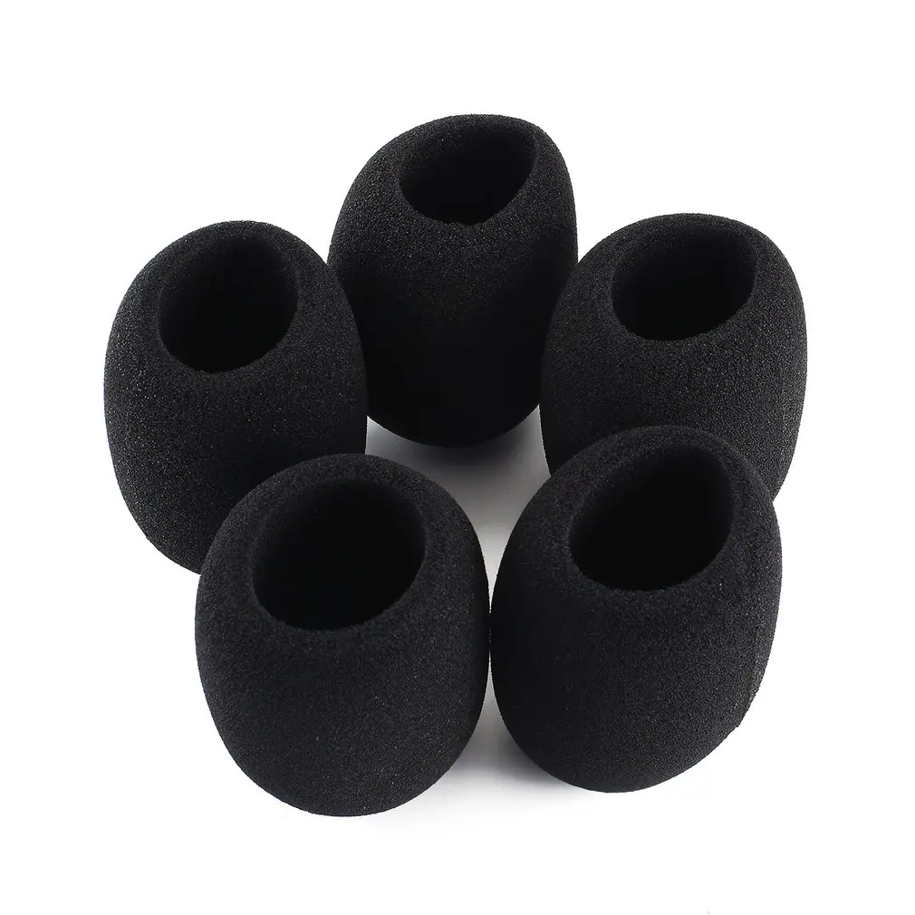 5pcs Headset Replacement Foam Microphone Cover Mic Windshield Wind Shield Pop Filter ONLENY / | Электроника
