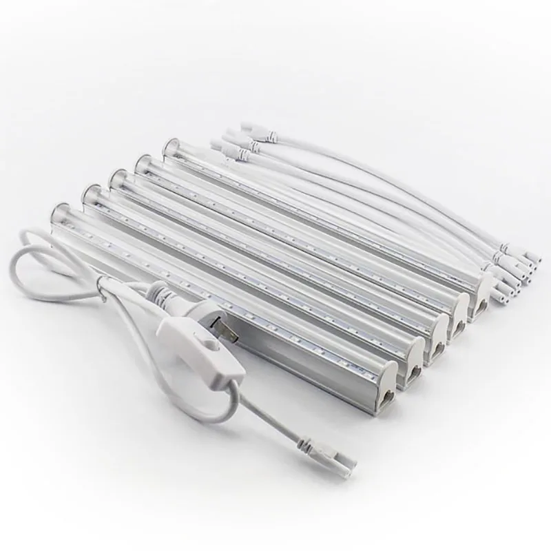 1/5 шт. светодиодный светильник для выращивания растений T5 трубка красный синий