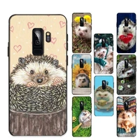 hedgehog cute in teacup animal art phone case for samsung galaxy s20lite s21 s21ultra s20 s20plus for samsungs21plus