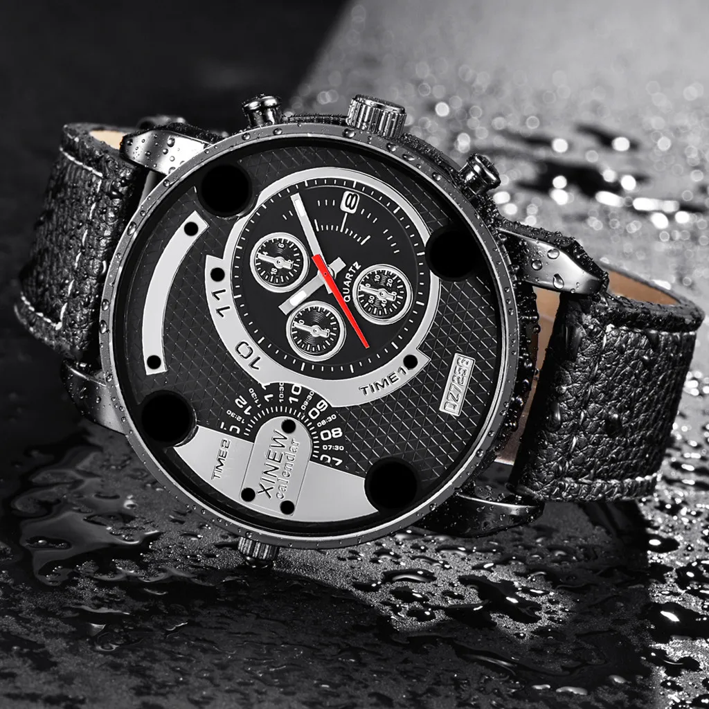 Новинка 2019 спортивные мужские часы Топ бренд Роскошные военные кварцевые для