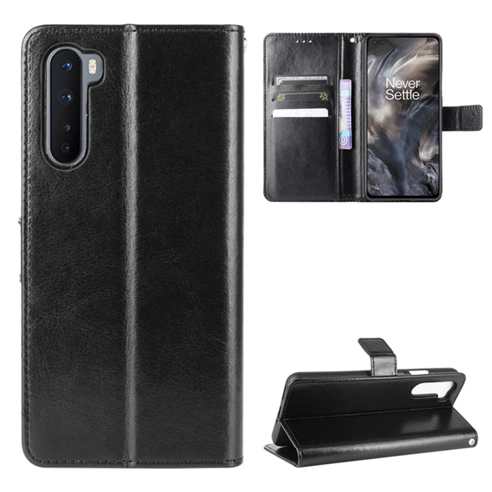 

For Oneplus Nord Case Luxury Flip PU Leather Wallet Lanyard Stand ShockProof Case For OnePlus Nord 1+ Phone Bags