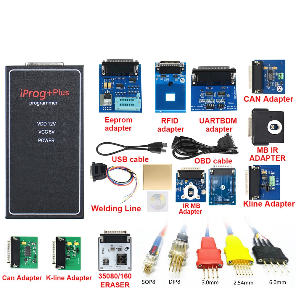 V85 Iprog + Plus Полные Адаптеры 777 3 в 1 поддержка IMMO коррекция сброс замены Carprog IPROG Pro |