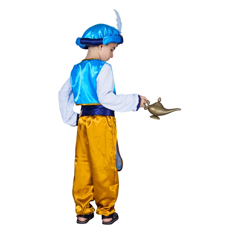 

Aladdin Costume Children Prince Halloween Cosplay Boy Arabian Fancy dress