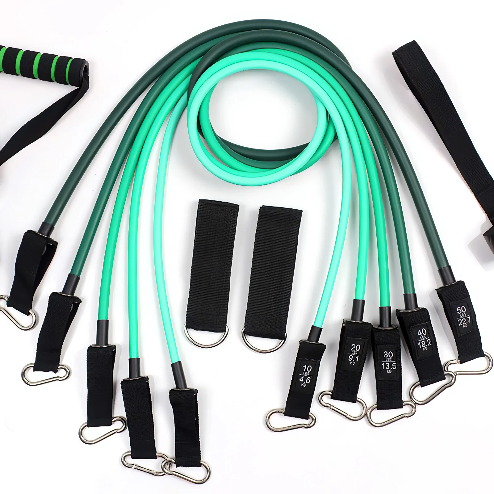 

Спортивная резиновая лента для пилатеса, комплект эластичных лент для тренировок, тренировок в спортзале, кроссфита, оборудование для ворк...