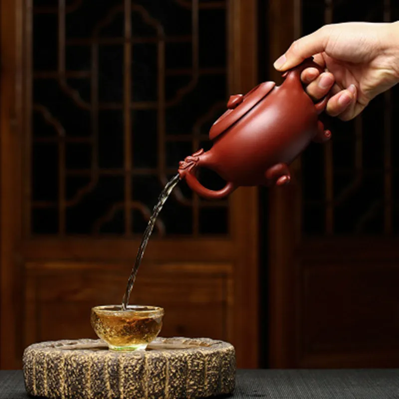 Китайский фарфоровые чайники Yixing Zisha чайник Gongfu Чайный набор 400 мл Новое