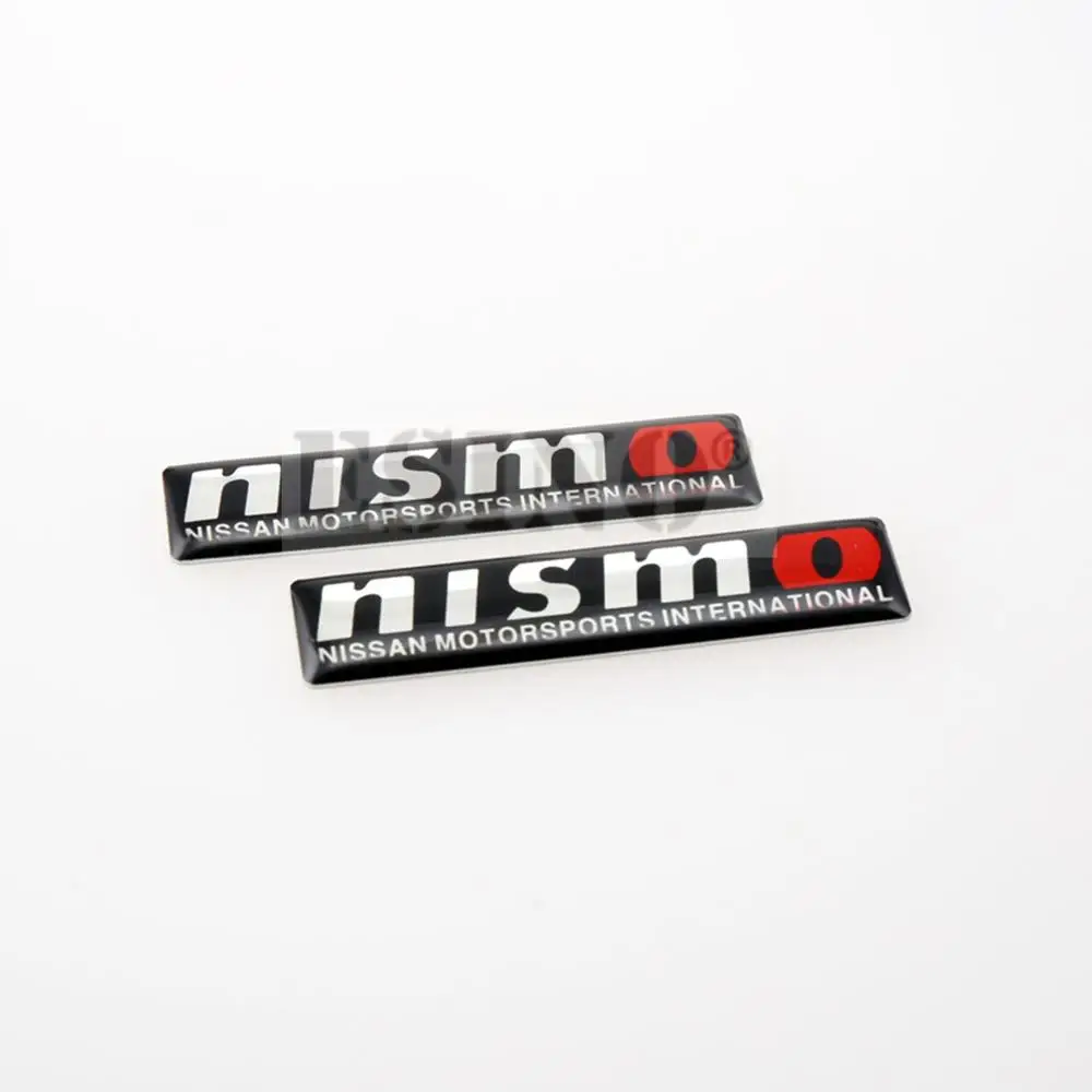 

200 x New 3D Car Styling Aluminum Glue Decal Car Emblem Car Adhesive Badge for Nissan Nismo Motorsports International