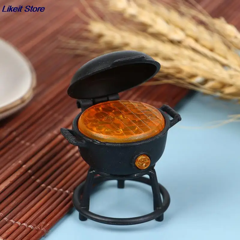 

Мини-мебель Декор 1:12 барбекю гриль Кукольный дом миниатюрные украшения барбекю инструмент