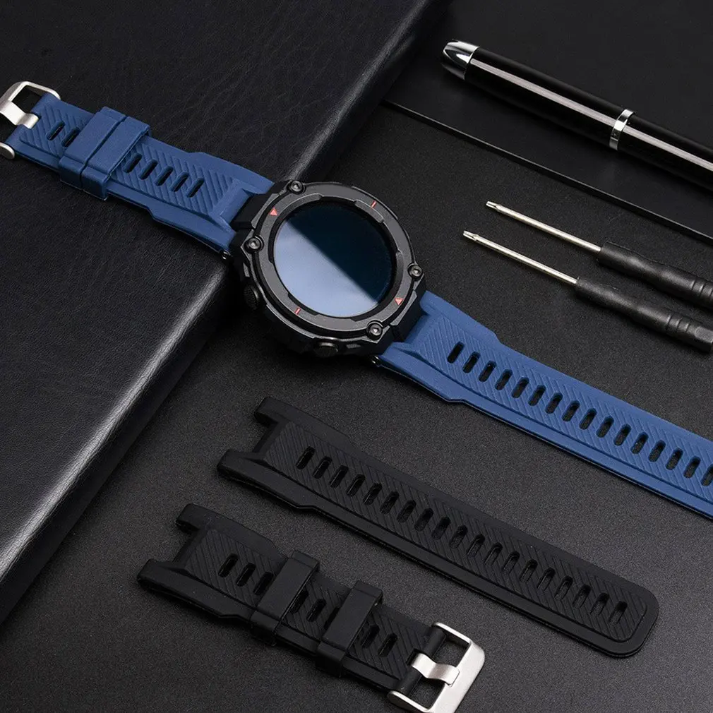 

Durable Smart Watch Silicone Strap Wear-resistant Flexible Breathable And Comfortable Silicone Strap