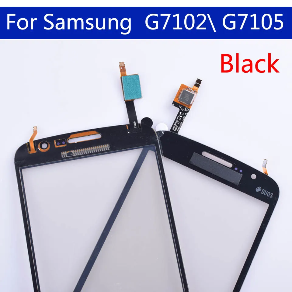 5.25" For Samsung Galaxy Grand 2 G7102 G7105 G7106 G7108 G710 Touch Screen Panel Sensor Digitizer Front Glass Lens Touchscreen images - 6