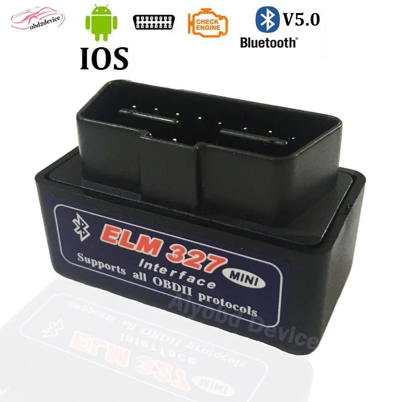 Super ELM327 bluetooth Автомобильный сканер считыватель кодов ошибок V1.5 для Windows/Android и IOS
