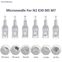 102050pcs derma pen needle cartridge microneedling machine bayonet dr pen n2 m5 m7 e30 replace stamp 9 12 24 36 42 pin nano