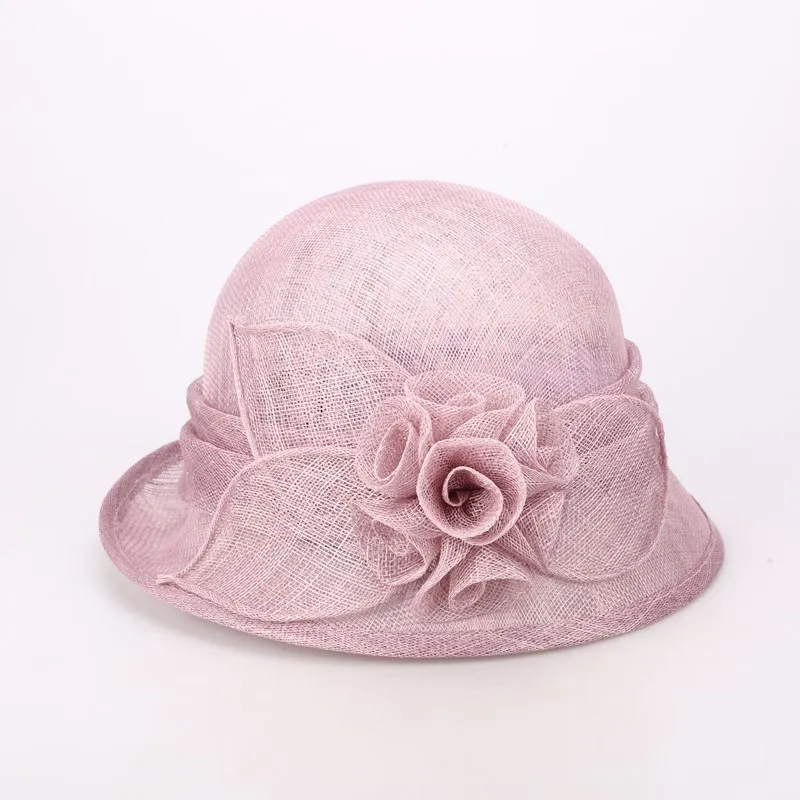 

Women Church Philippines Sinamay Fascinator Hat Party Cloche Fedora Cocktail Headpiece Wedding Headwear Bridal Hair Accessory