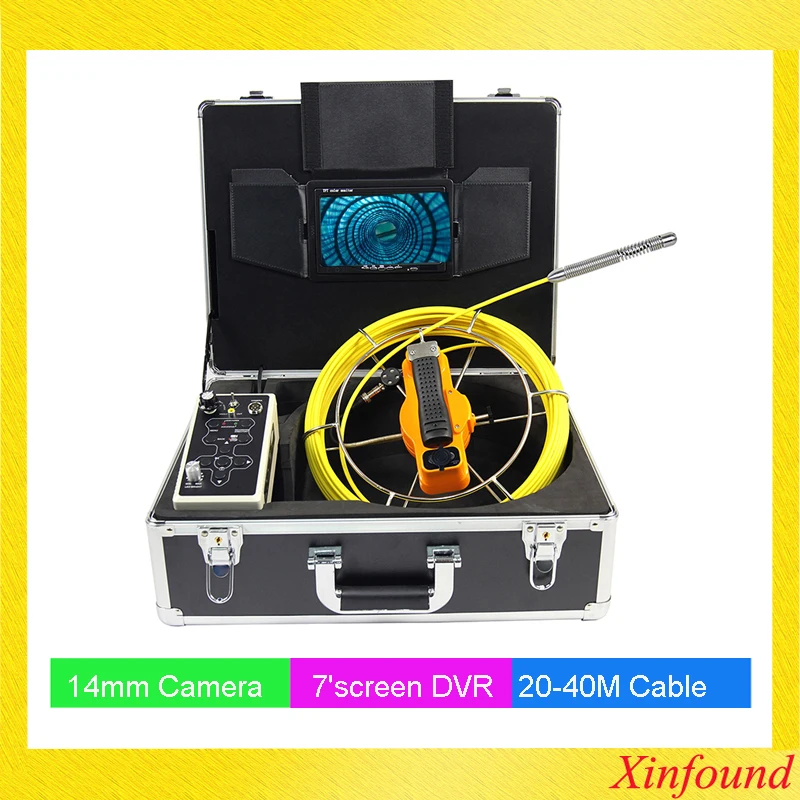 Кабель DVR из стекловолокна водонепроницаемый 20/30/40 м для промышленных труб