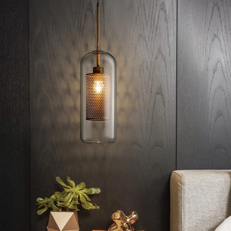 

Postmodern Nordic Iron Glass Bubbles Led Pendant Lights For Dinning Room Kitchen Restaurant Suspension Luminaire Lamp industrial