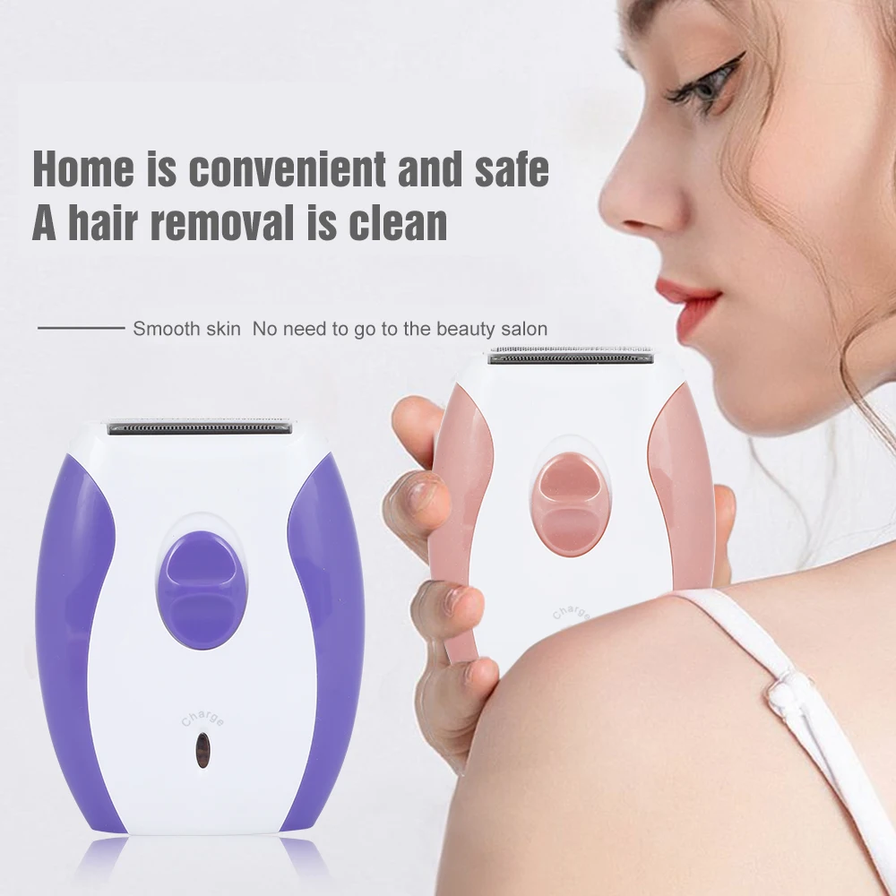 

Female Epilator Women Shaver Hair removal Electric Lady Shaving Trimmer Bikini Depilatory Whole Body USB Rechargable