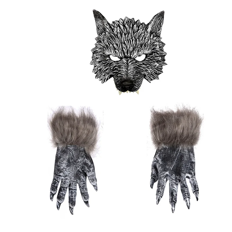 Набор Cospty &quotВолк&quot костюм животного для косплея перчатки с волчьим когтем и