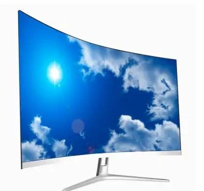 Монитор ПК 24 &quot27&quot изогнутый Белый ЖК/TFT 60/75 Гц HD игровой компьютер 1920 × 1080