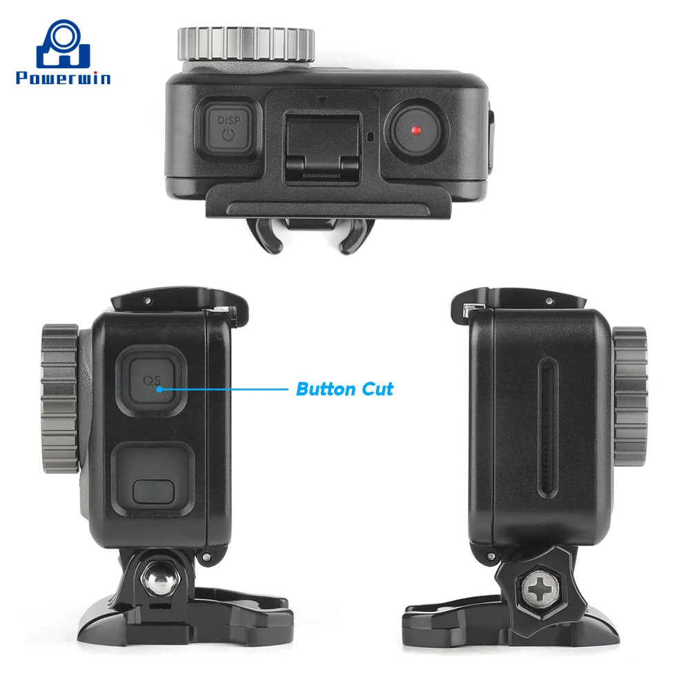 Powerwin боковая открытая защитная рамка чехол для DJI Osmo Action camera Cage оболочка Корпус