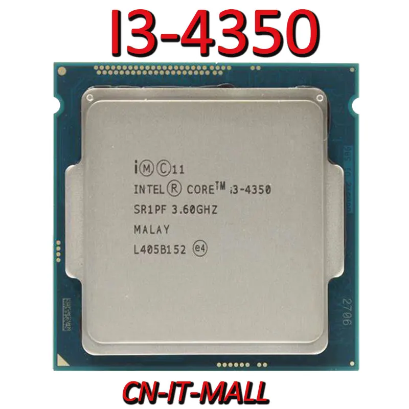 

Intel Core I3-4350 CPU 3.6G 4M 2 Core 4 Thread LGA1150 Processor