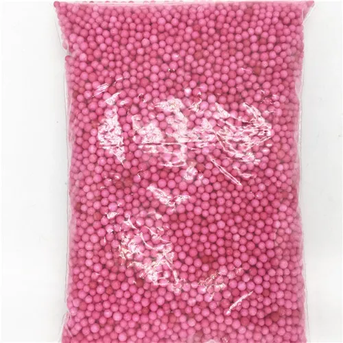 Rose red 15000pcs 2-3 мм пенопластовые шарики детские игрушки «сделай сам» для рождественской вечеринки Beanbag Наполнитель из пенопласта красочные пенопластовые шарики наполнители вечерние принадлежности - Цвет: Rose red 15000pcs