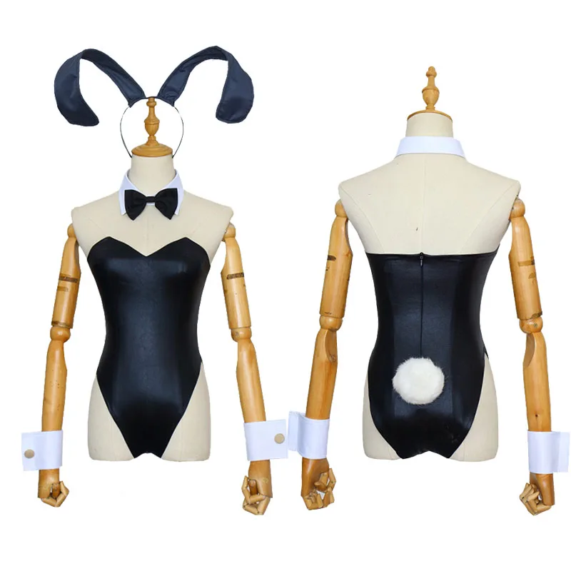 

Seishun Buta Yarou wa Bunny Girl Senpai no Yume wo Minai Cosplay Costume Mai Sakurajima Sexy Bodysuit Rabbit Girls Jumpsuit