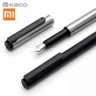 Черная перьевая ручка Xiaomi KACO TUBE Series Luxury 0,5 мм F, стальные чернильные ручки