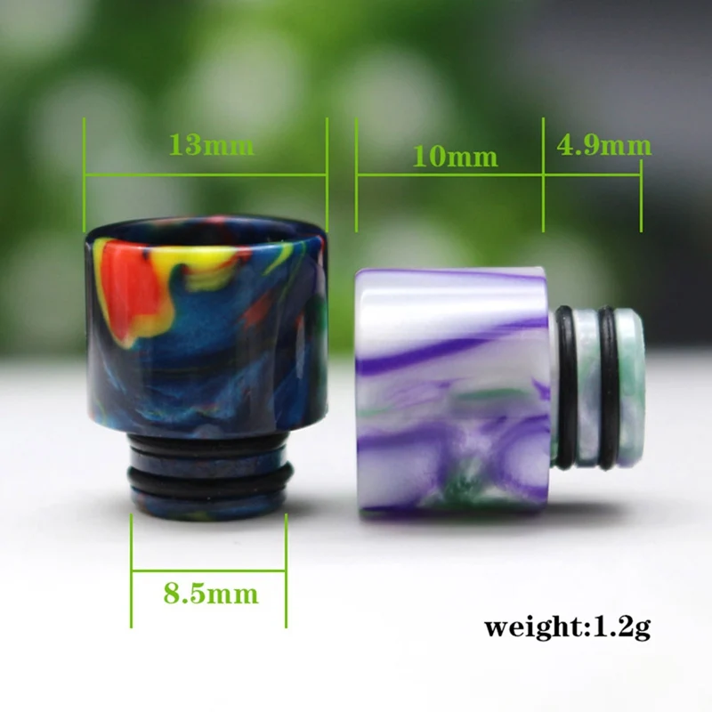 

VapeSMOD 510 Epoxy Resin Long Drip Tip For 510 Atomizer Elektronik Sigara RDA RTA Random Color 13mm Diameter