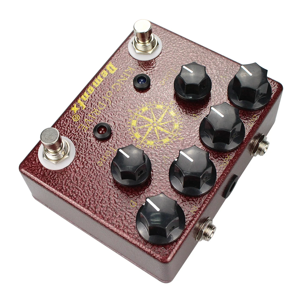 NEW Demonfx King Of Drive Electric Guitar Effects Clone  King of Tone Overdrive Single GOD Reissue